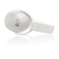 qoltec 50850 wireless headphones with microphone super bass dynamic bt pearl white extra photo 2
