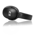 qoltec 50851 wireless headphones with microphone super bass dynamic bt black extra photo 2
