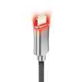 forcell smart 24a c801 cable usb for iphone lightning 8 pin 1m extra photo 1