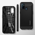 spigen rugged armor for oneplus nord n100 matte black extra photo 1