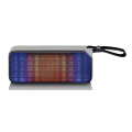 lenco bt 191bk bluetooth stereo speaker with party lights black extra photo 3