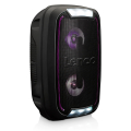 lenco bt 272bk music system with bluetooth usb and sd rechargeable battery black extra photo 1