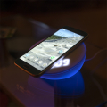 4smarts wireless qi 15w charger voltbeam n8 with clock led light white extra photo 3
