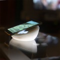 4smarts wireless qi 15w charger voltbeam n8 with clock led light white extra photo 4