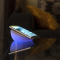 4smarts wireless qi 15w charger voltbeam n8 with clock led light white extra photo 5