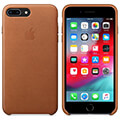 apple mqhk2 iphone 8 plus 7 plus leather case saddle brown extra photo 2