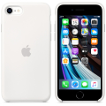 apple mxyj2 iphone se silicone case white extra photo 3