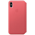 apple mrx62 iphone xs max leather folio peony pink extra photo 1