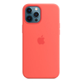 apple mhl93 iphone 12 pro max silicone case magsafe pink citrus extra photo 1