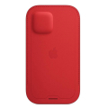 apple mhyj3 iphone 12 pro max leather sleeve magsafe product red extra photo 1