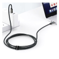 baseus display fast charging data cable type c to type c 100w 1m black extra photo 3