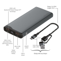 4smarts power bank volthub pro 10000mah 225w with quick charge pd gunmetal extra photo 3