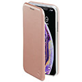 hama 184287curve booklet case for apple iphone xs max rose gold extra photo 1