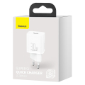 baseus super si quick charger type c 30w white extra photo 3