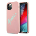 guess tpu cover vintage green script for apple iphone 12 pro max pink guhcp12llsvspg extra photo 1