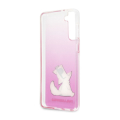 karl lagerfeld cover choupette fun for samsung galaxy s21 5g g996 gradient pink extra photo 1