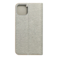 forcell luna book gold for iphone 13 silver extra photo 1