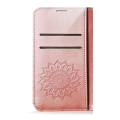 forcell mezzo book case for samsung galaxy s21 fe mandala rose gold extra photo 1