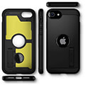 spigen tough armor for iphone se 2020 black extra photo 2