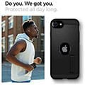 spigen tough armor for iphone se 2020 black extra photo 6