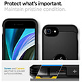 spigen tough armor for iphone se 2020 black extra photo 9