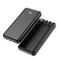forever power bank tb 411 allin1 10000 mah with cables usb c lightning micro usb black extra photo 3
