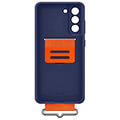 samsung silicone cover with strap s9060 samsung galaxy s22 navy ef gs906tn extra photo 4