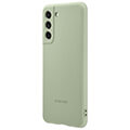 samsung silicone cover ef pg990 galaxy s21 fe g990 olive green ef pg990tm extra photo 2