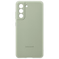 samsung silicone cover ef pg990 galaxy s21 fe g990 olive green ef pg990tm extra photo 3
