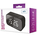 setty bluetooth speaker mirror clock gb 200 black extra photo 1