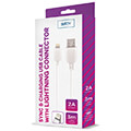 setty cable usb lightning 30 m 2a white new extra photo 1 setty cable usb lightning 30 m 2a white new extra photo 1