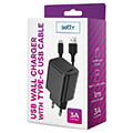 setty charger 1x usb 3a black usb c cable 10 m extra photo 6 setty charger 1x usb 3a black usb c cable 10 m extra photo 6