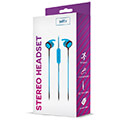 setty wired earphones sport blue extra photo 1 setty wired earphones sport blue extra photo 1