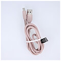 maxlife mxuc 04 cable usb usb c 10 m 3a pink extra photo 3