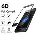 tempered glass 6d for iphone 13 mini 54 black frame extra photo 1