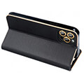 forcell luna book gold for samsung a53 5g black extra photo 1