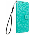 forcell mezzo book case for samsung s22 mandala green extra photo 1