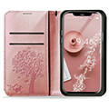 forcell mezzo book case for xiaomi mi 11 lite 5g mi 11 lite lte mi 11 lite ne rose gold extra photo 3