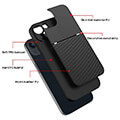forcell noble case for iphone 13 pro black extra photo 4