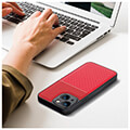 forcell noble case for samsung a12 red extra photo 5