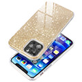 forcell shining case for samsung galaxy a53 5g gold extra photo 1