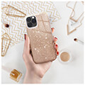 forcell shining case for samsung galaxy a53 5g gold extra photo 3