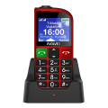 kinito evolveo easyphone fm dual sim red extra photo 1