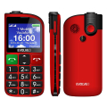 kinito evolveo easyphone fm dual sim red extra photo 2