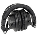 audio technica ath m50xbt2 over ear asyrmata ensyrmata akoystika black extra photo 2