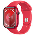 apple watch series 9 mrxg3 41mm product red aluminium case with product red sport band s m extra photo 1