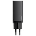 baseus gan2 lite 65watt quick charger type c usb black extra photo 1