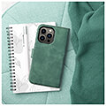 forcell tender book case for iphone 13 green extra photo 2