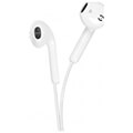 forcell earphones stereo for apple iphone lightning 8 pin white extra photo 1