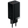 baseus gan pro quick charger 2x type c usb 65w cable type c 100w 1m black extra photo 2